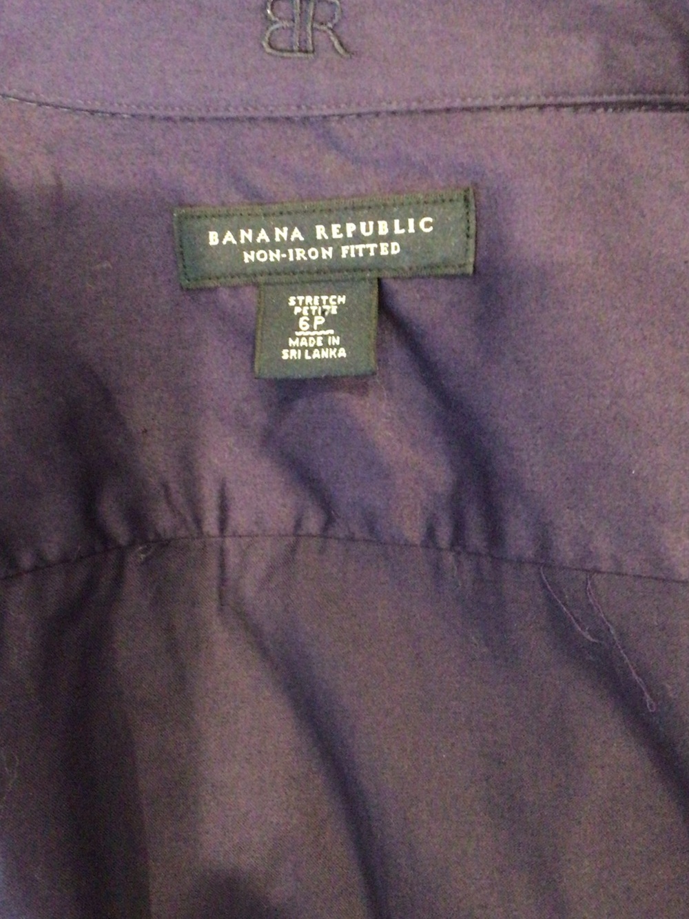 Banana Republic Men's Fitted Dress Shirt in Purple